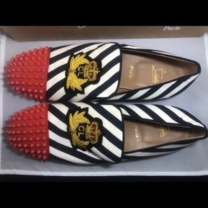 Christian Louboutin Canvas Loafers